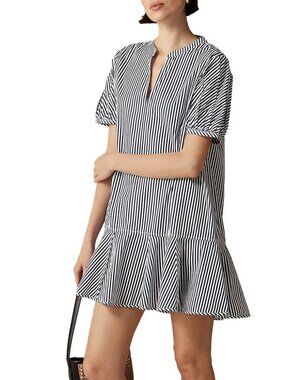 NEW J.Crew Delilah dress in striped cotton poplin Size Small Tall